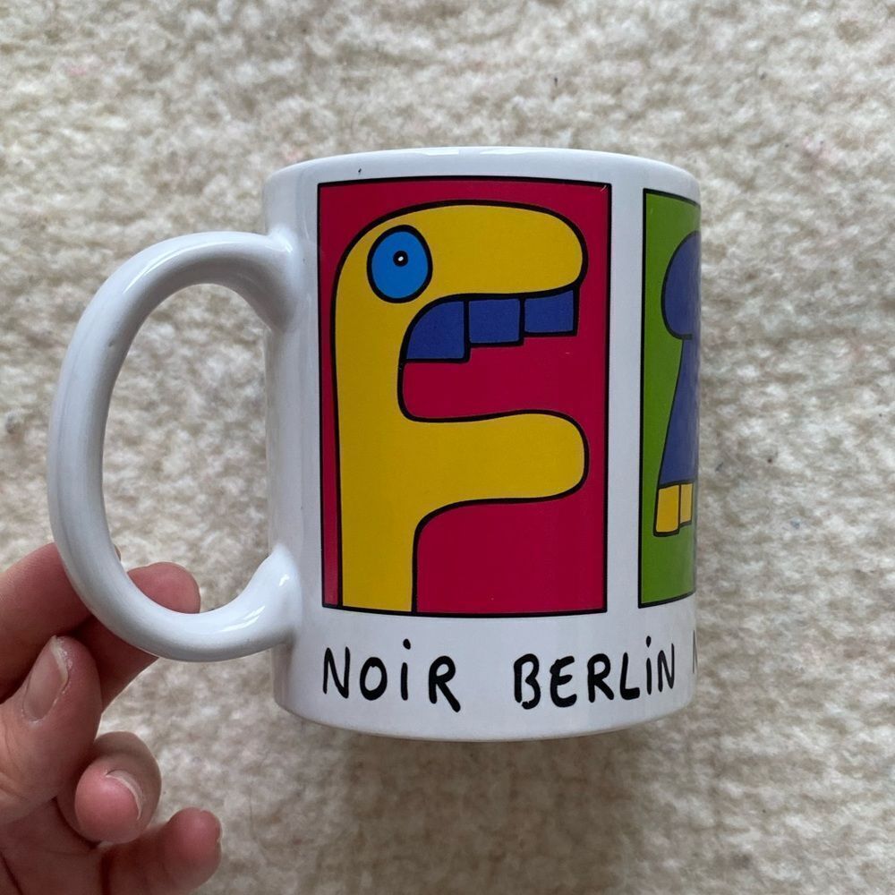 Rare Thierry Noir Graffiti Pop Art Berlin Mug
